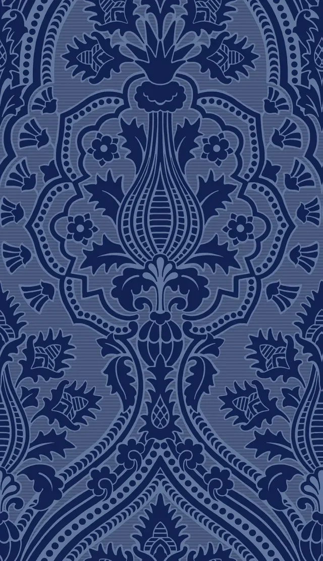 Cole & Son Pugin Palace Flock Tapete Damast