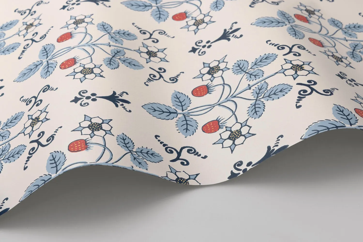 Cole & Son Strawberry Tapete Vlies Erdbeeren