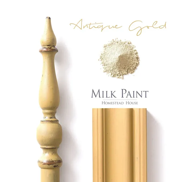 Fusion Mineral Paint Homestead House Antikgold Milchfarbe Vintage-Gelb