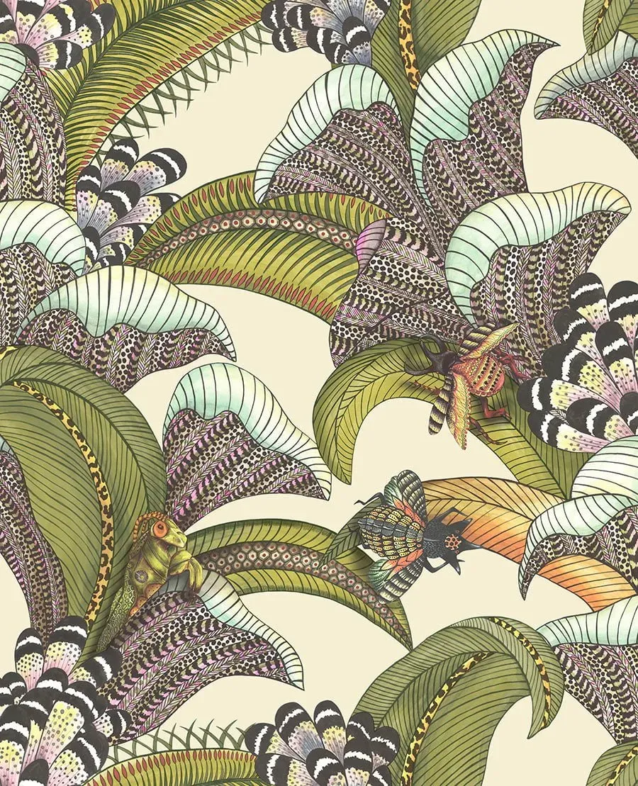 Cole&Son Hoopoe Leaves Tapete Vlies botanisch