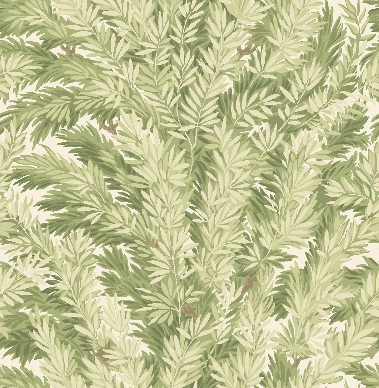 Cole&Son Florencecourt Tapete Blattgrün