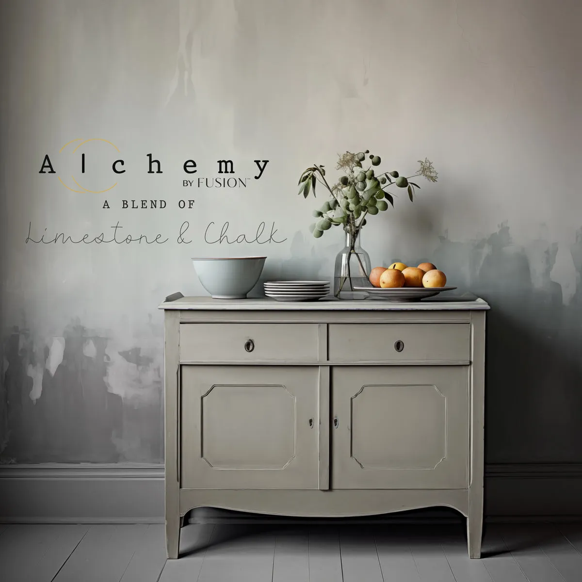 Fusion Mineral Paint Alchemy Fichte Kreidefarbe Blaugrau