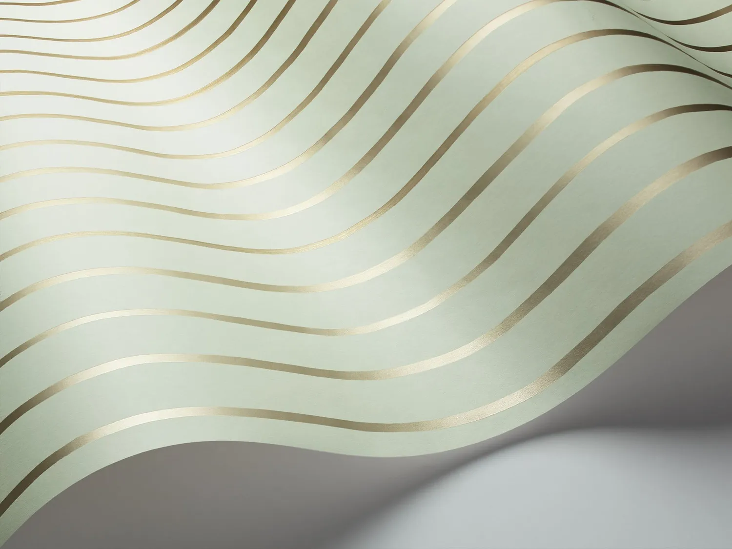 Cole & Son College Stripe Tapetenprobe Streifenmotiv