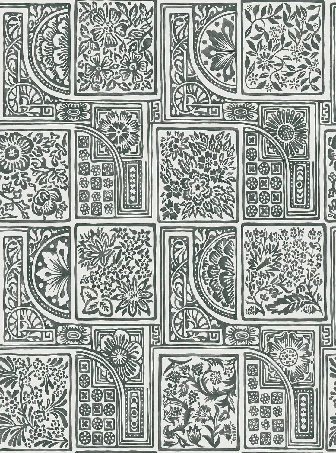 Cole & Son Bellini Tapete Kachel floral