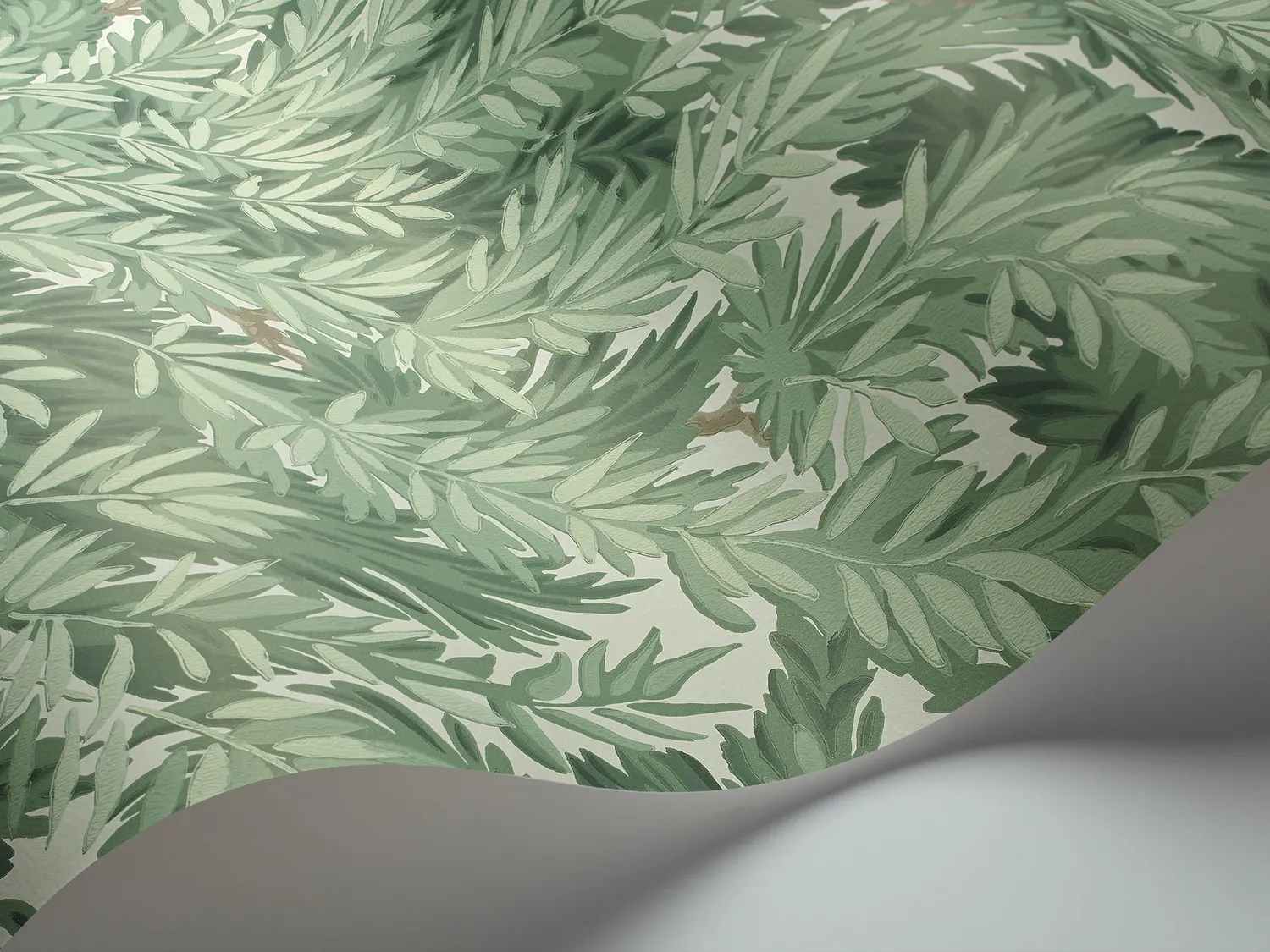 Cole&Son Florencecourt Tapete Blattgrün