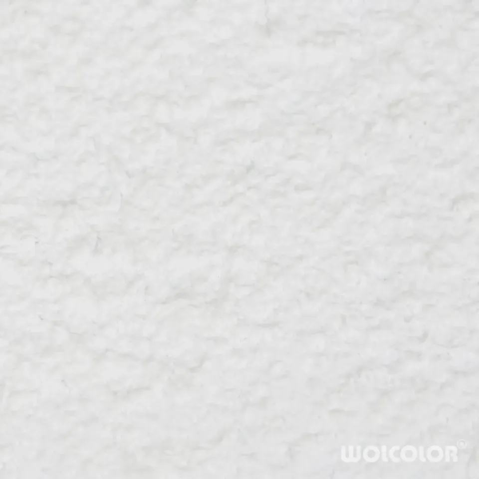 Wolcolor Cotton Pur White Baumwollputz Weiß fugenlos