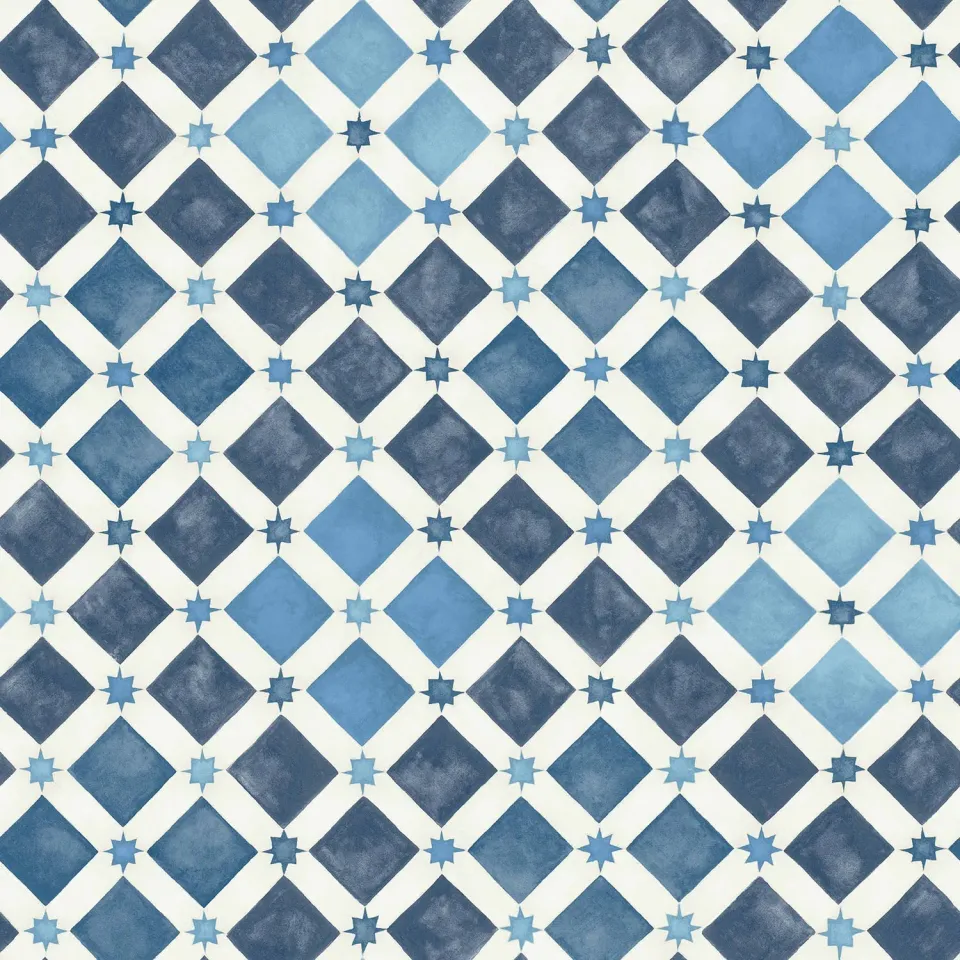 Cole&Son Zellige Tapetenprobe Fliesenmuster