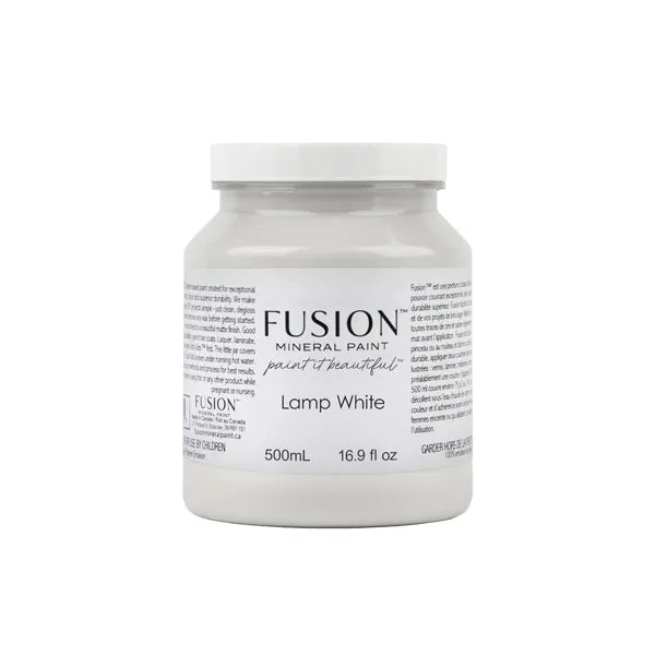 Fusion Mineral Paint Lampe Weiß Möbelfarbe