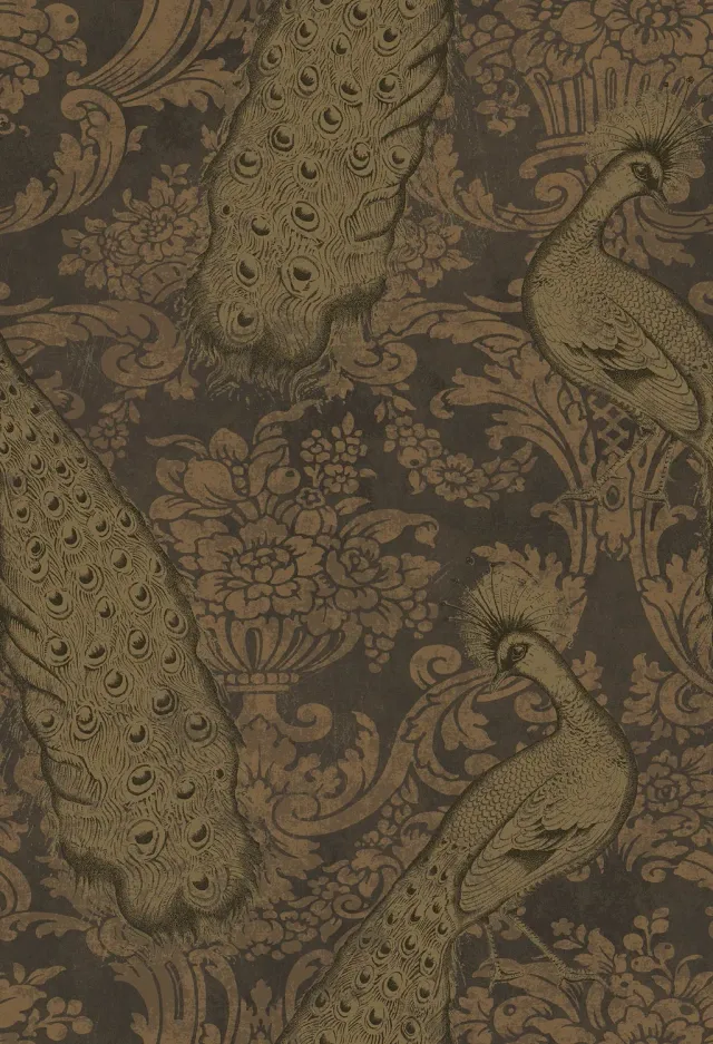 Cole&Son Byron Tapete Damast Pfau