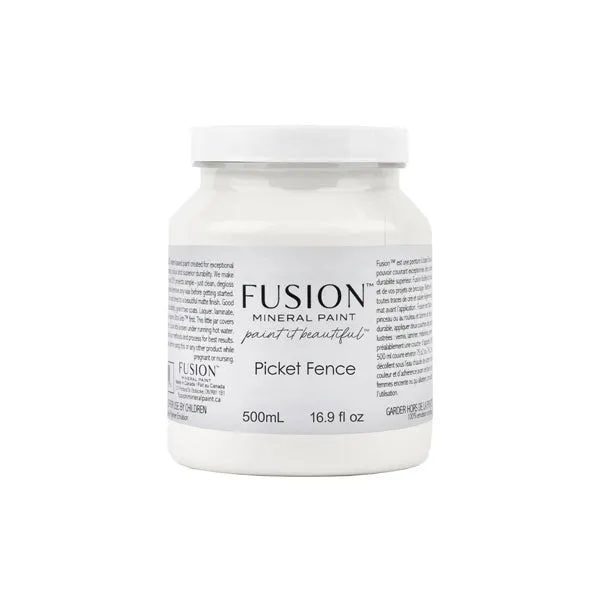 Fusion Mineral Paint Lattenzaun Möbelfarbe reinweiß