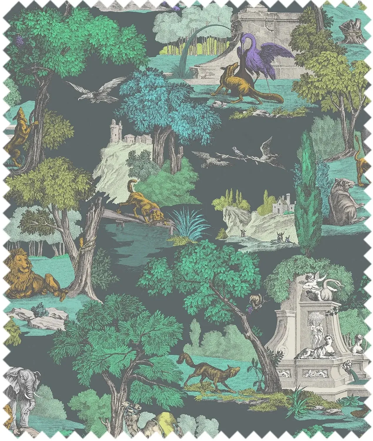 Cole&Son Versailles Grand Baumwollstoff Toile de Jouy