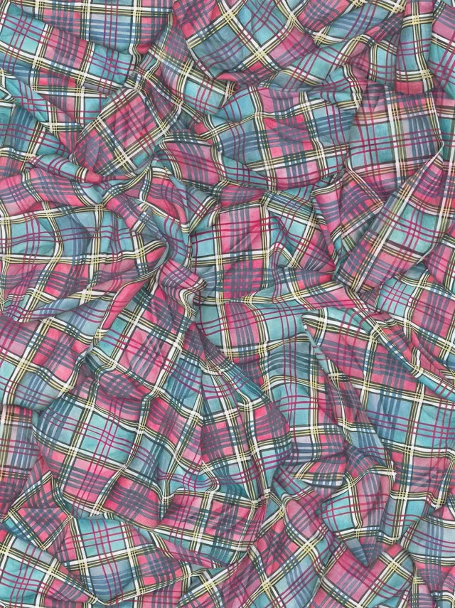 Cole&Son Draped Tartan Tapete – Stofffalten