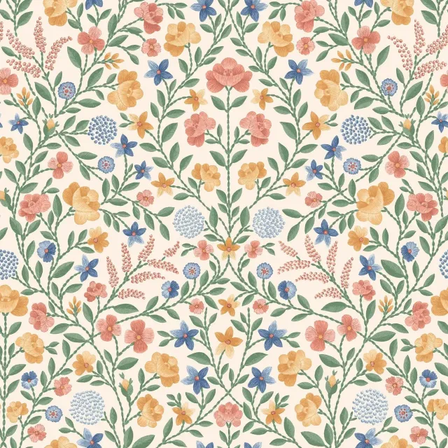 Cole & Son Court Embroidery Tapete Blumenmuster