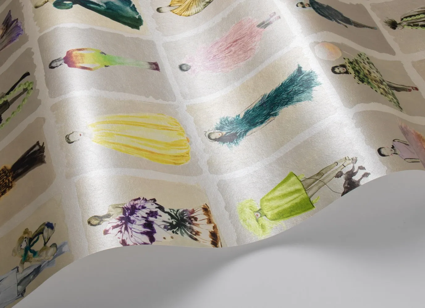 Cole&Son Couture Carousel Tapete Figuren