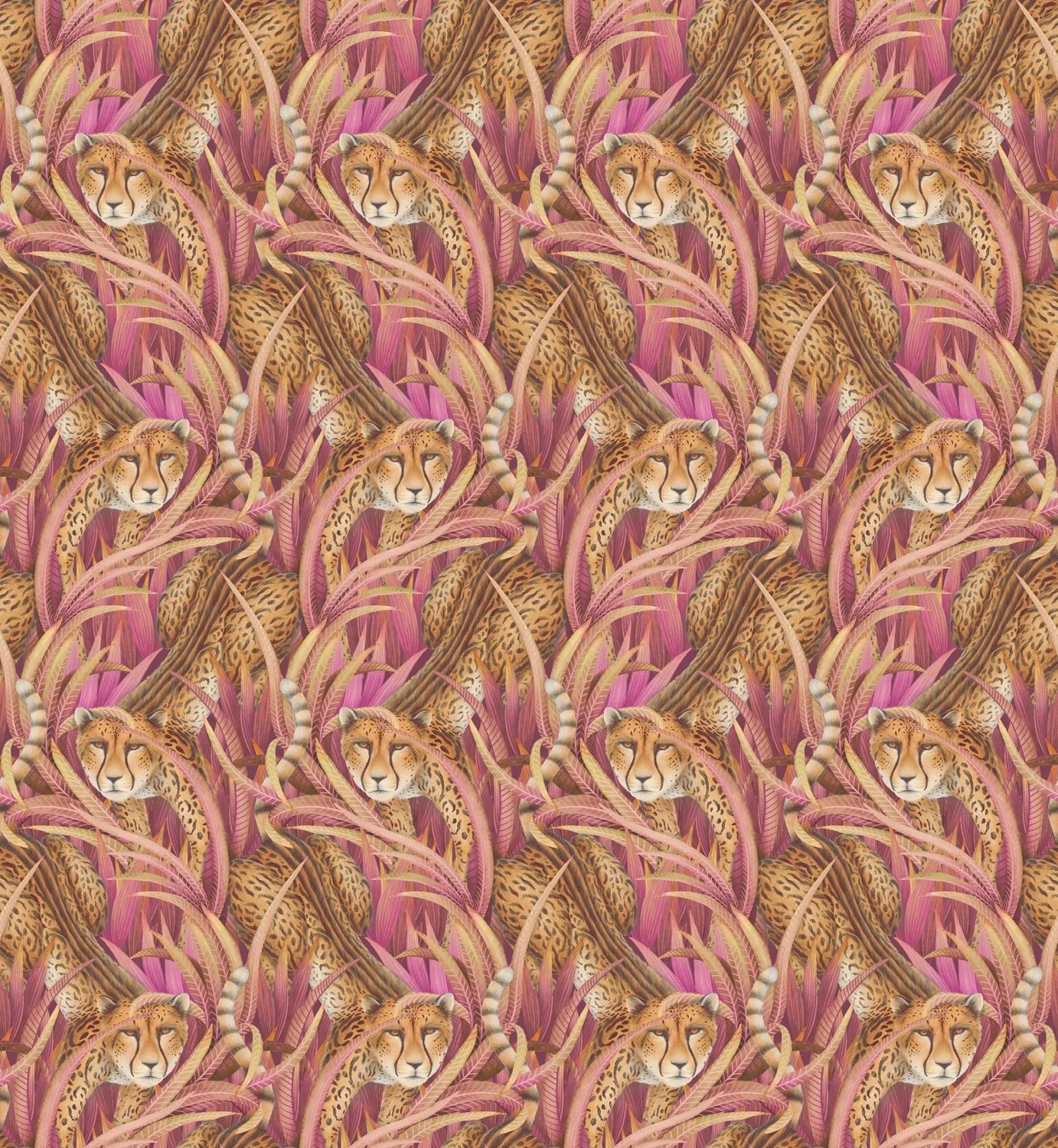 Cole&Son Cheetah Prowl Sample Tapete Muster Gepard