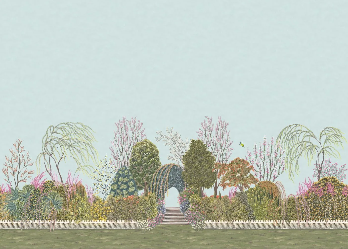 Cole & Son Reverie Tapetenmuster Panorama Chinoiserie