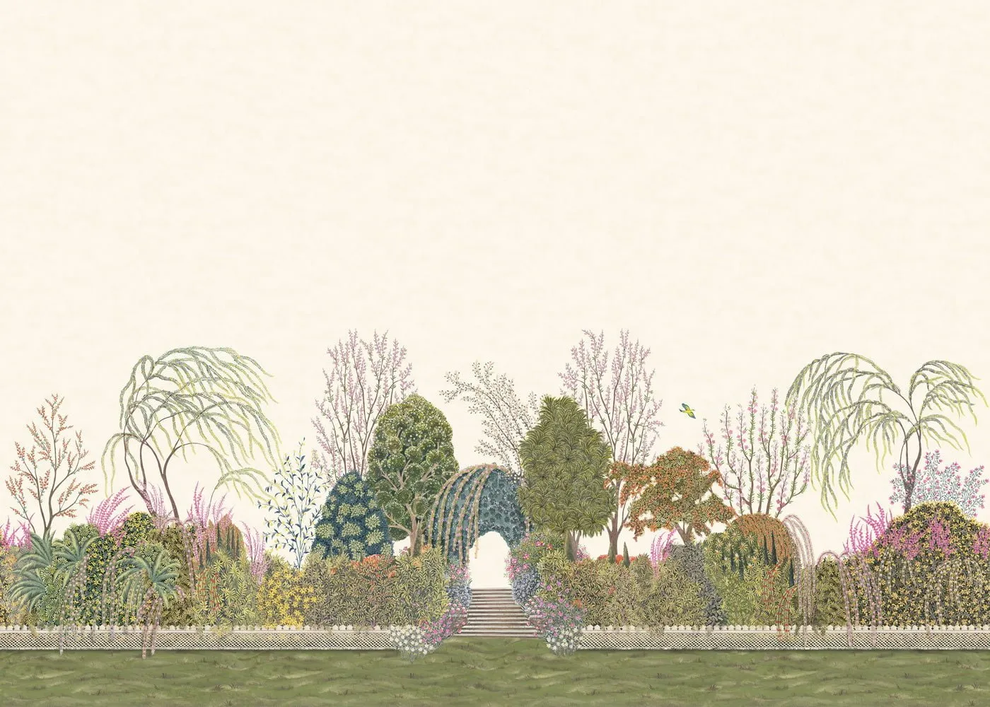 Cole & Son Reverie Tapetenmuster Panorama Chinoiserie