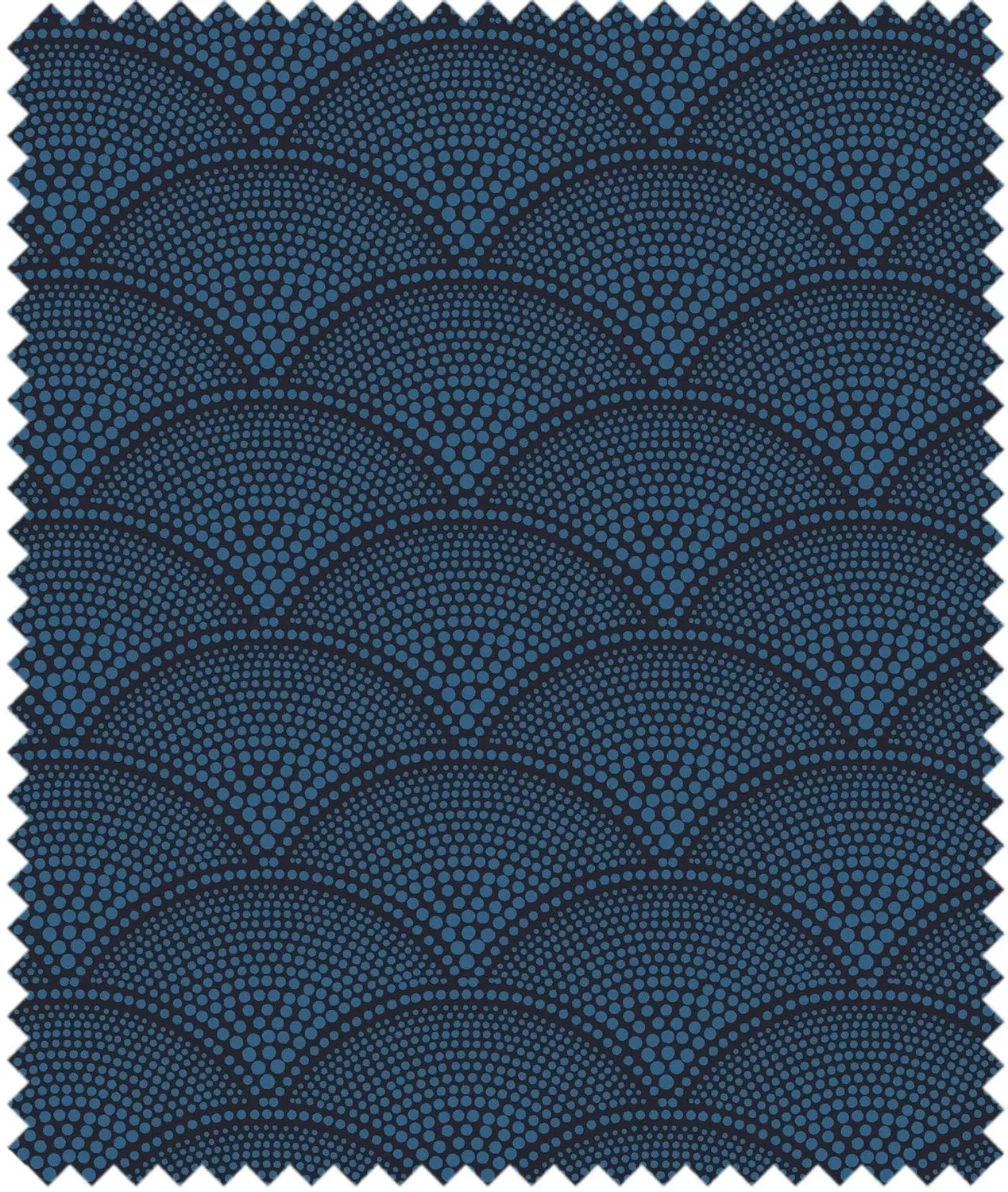 Cole & Son Feather Fan Jacquard Stoffmuster geometrisch