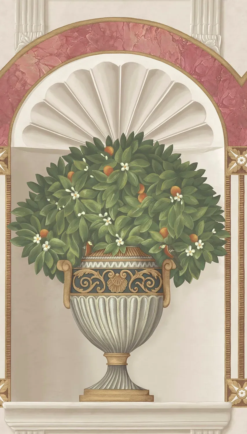 Cole&Son Royal Jardiniere Tapete Orangenbaum