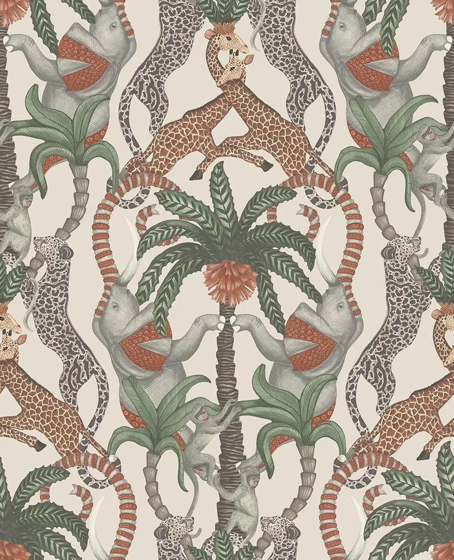 Cole & Son Ardmore Safari Totem Tapete Tiermotiv
