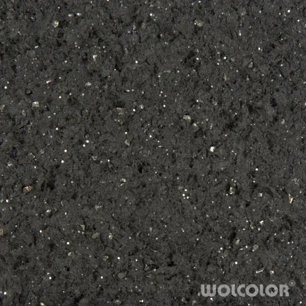 Wolcolor Classic Showroom Baumwollputz Schwarz Silber