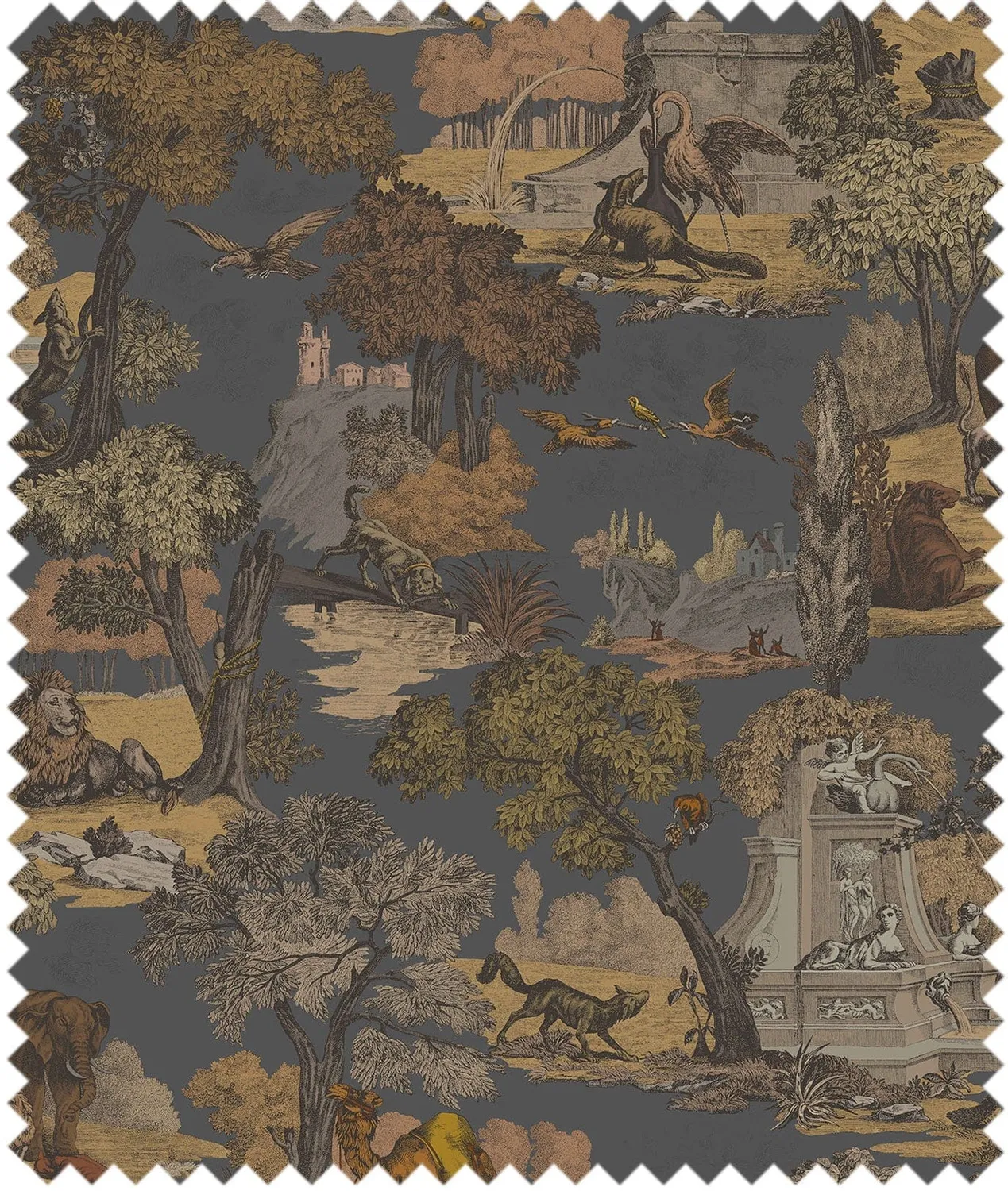 Cole&Son Versailles Grand Baumwollstoff Toile de Jouy