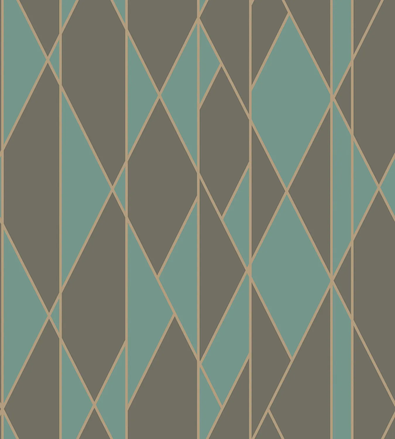 Cole&Son Oblique Tapete geometrisch metallisch
