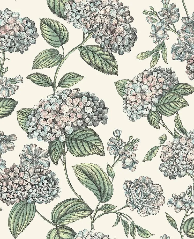 Cole&Son Ramo di Ortensia Tapete Hortensie