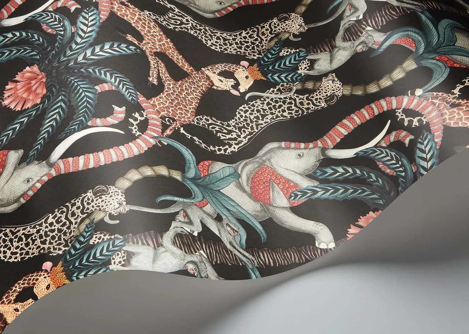 Cole & Son Ardmore Safari Totem Tapete Tiermotiv