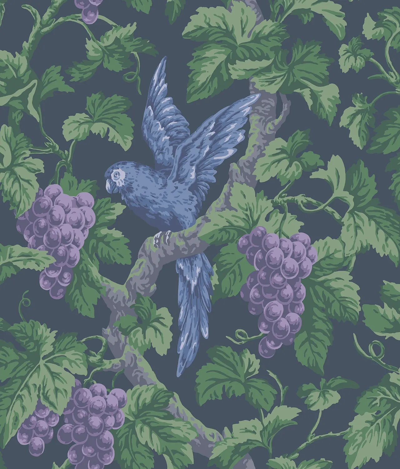 Cole & Son Woodvale Orchard Tapete Papageien