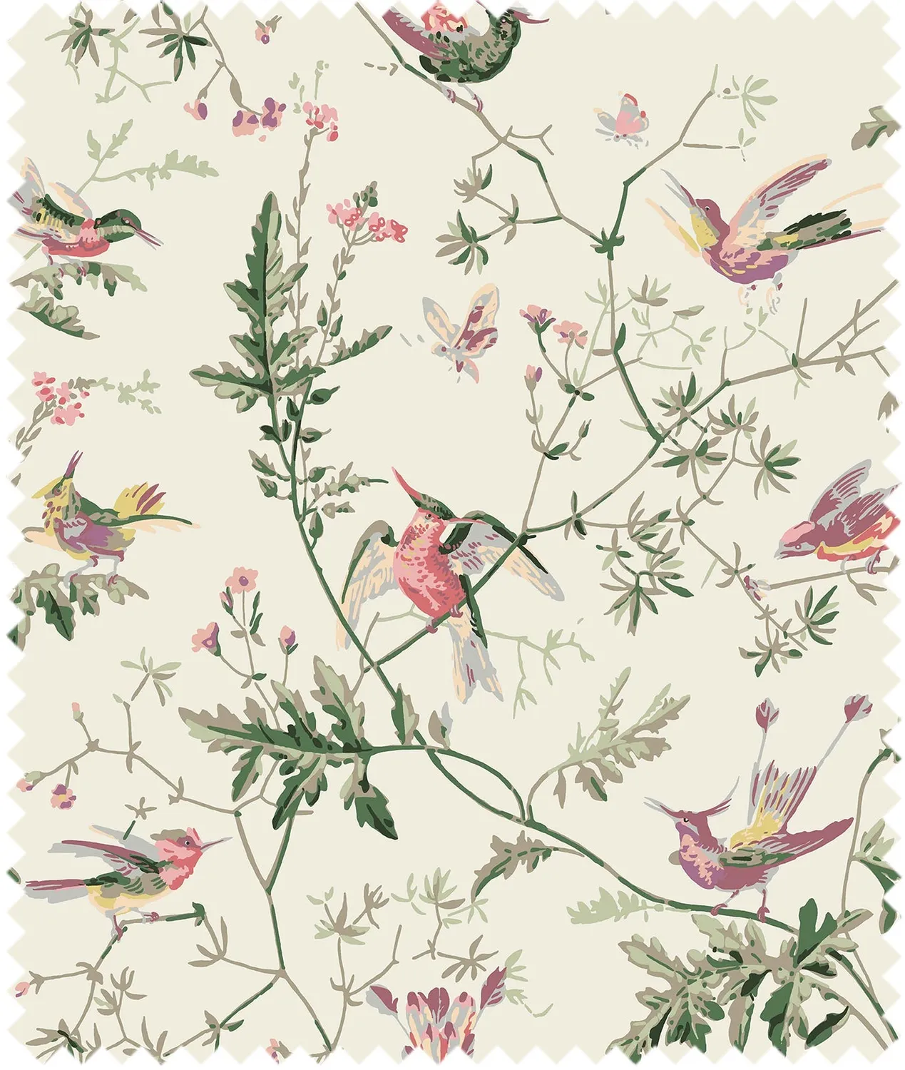 Cole&Son Hummingbirds Stoff Kolibris Baumwolle