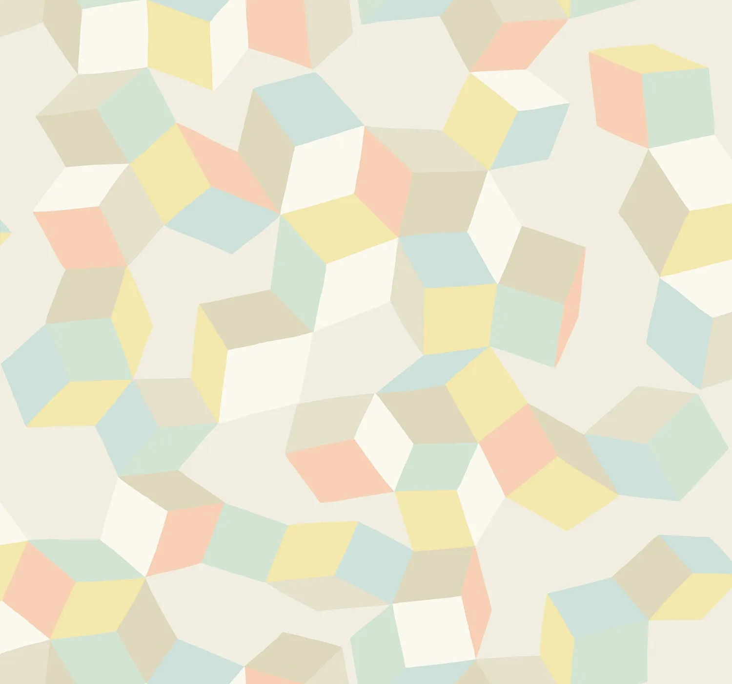 Cole&Son Puzzle Tapetenmuster Vlies geometrisch