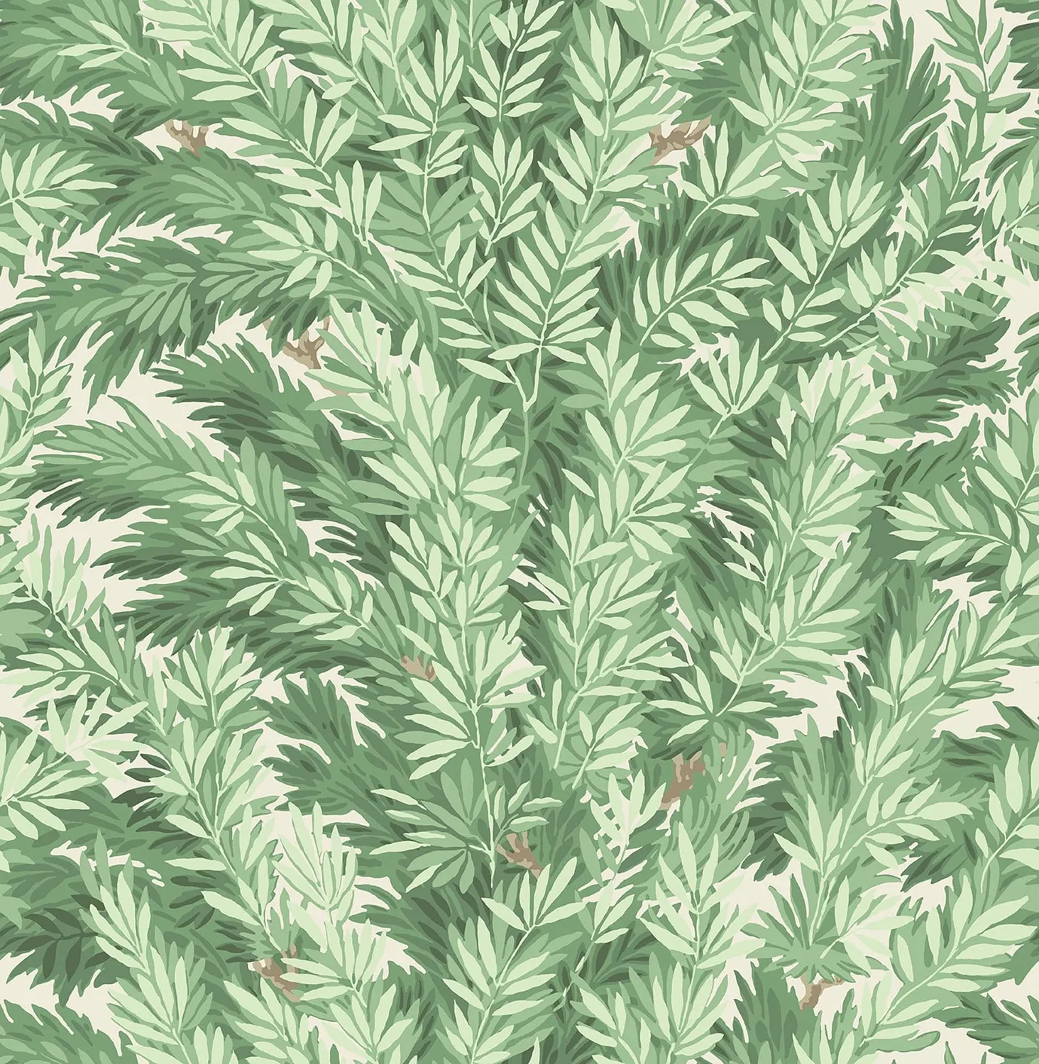 Cole&Son Florencecourt Tapete Blattgrün