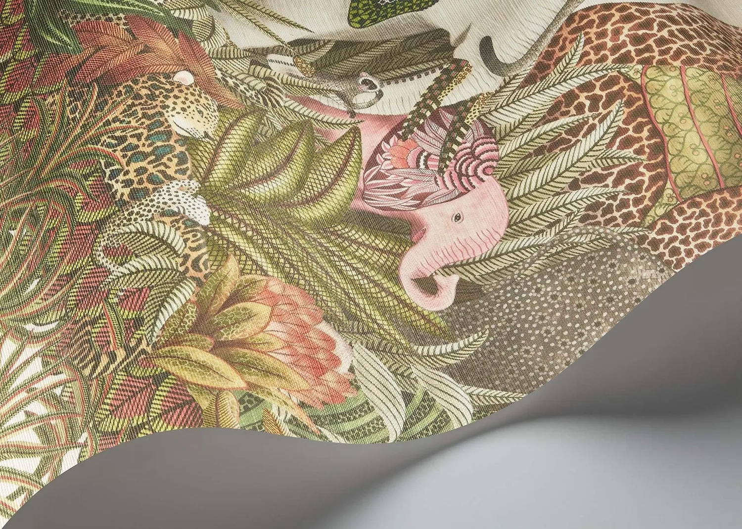 Cole & Son Ardmore Letaba March Grastapete Muster Tiere