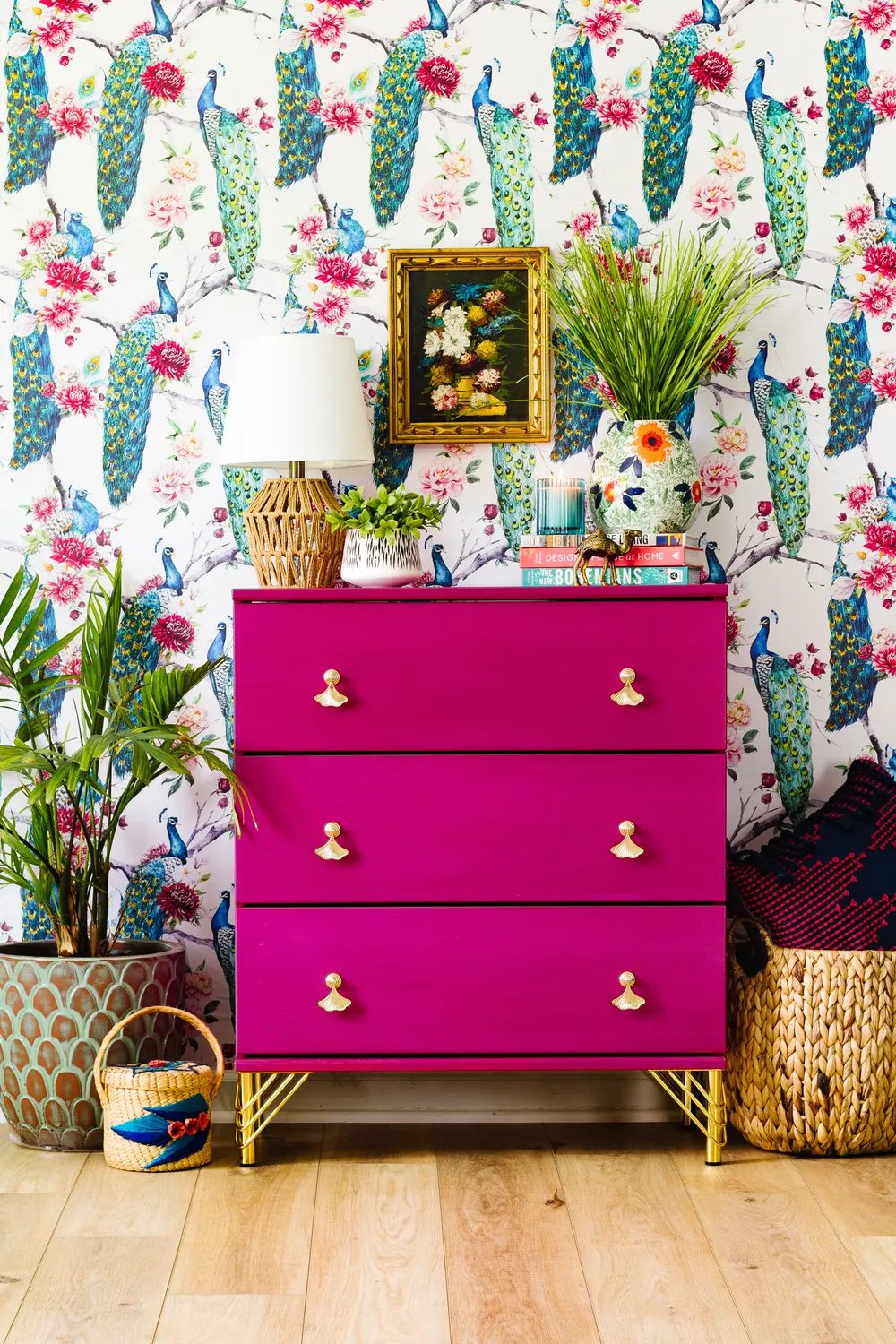 Fusion Homestead House Baskenmütze Milchfarbe Magenta