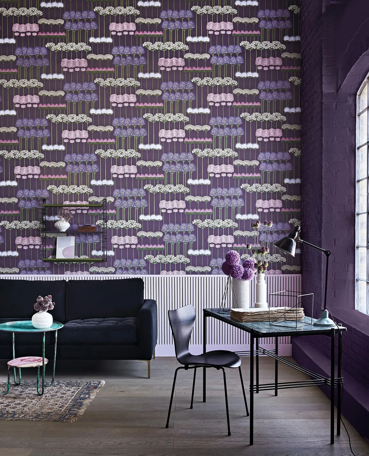 Cole & Son Allium Tapetenmuster Blumenranke
