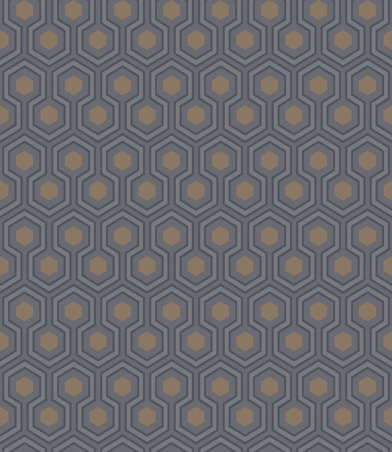 Cole & Son Hicks' Hexagon Tapete geometrisch