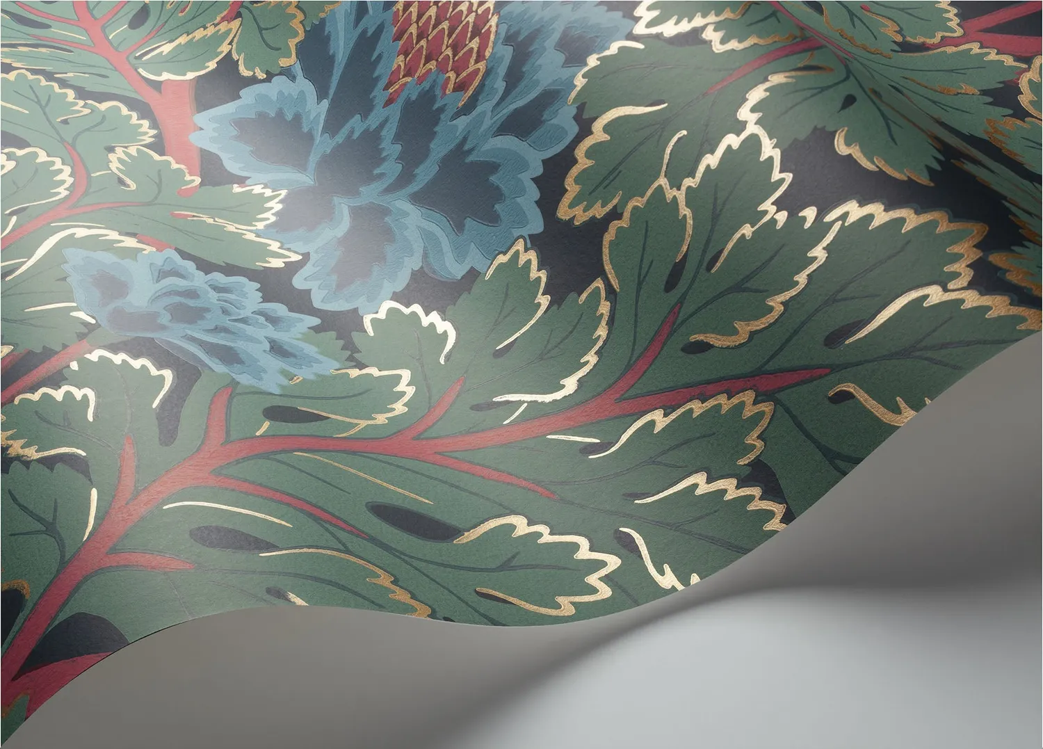 Cole & Son Aurora Tapete floral handgemalt