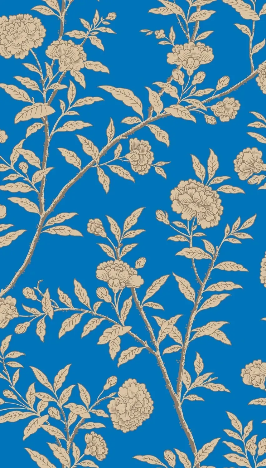 Cole & Son Roseberry Tapetenmuster Blütenranke
