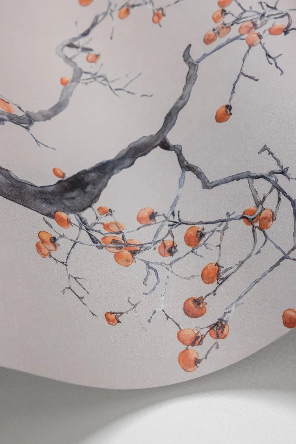 Cole&Son Kaki Persimmon Tapetenmuster Fruchtbaum