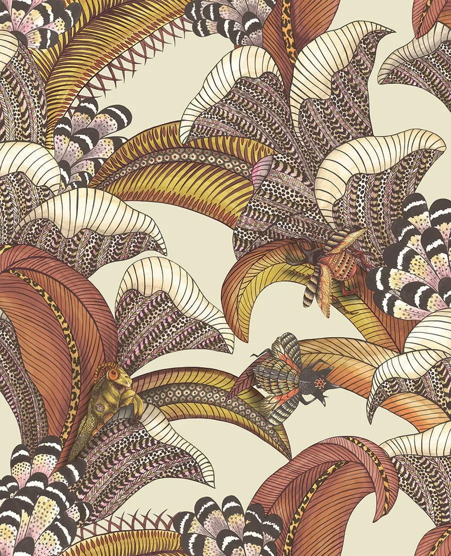 Cole&Son Hoopoe Leaves Tapete Vlies botanisch