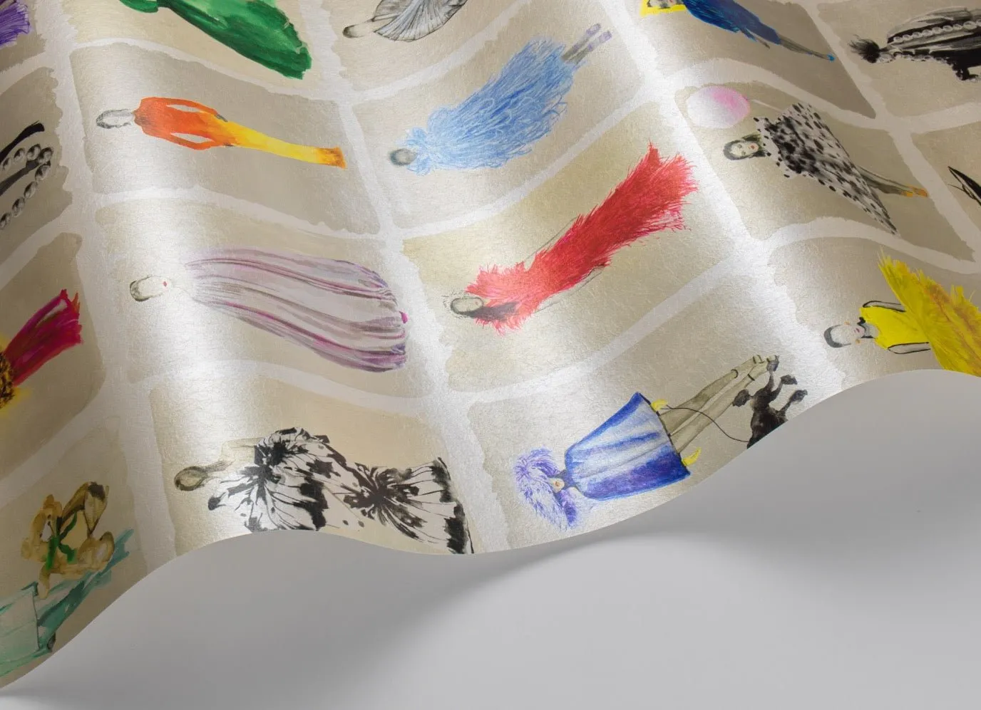 Cole&Son Couture Carousel Tapete Figuren