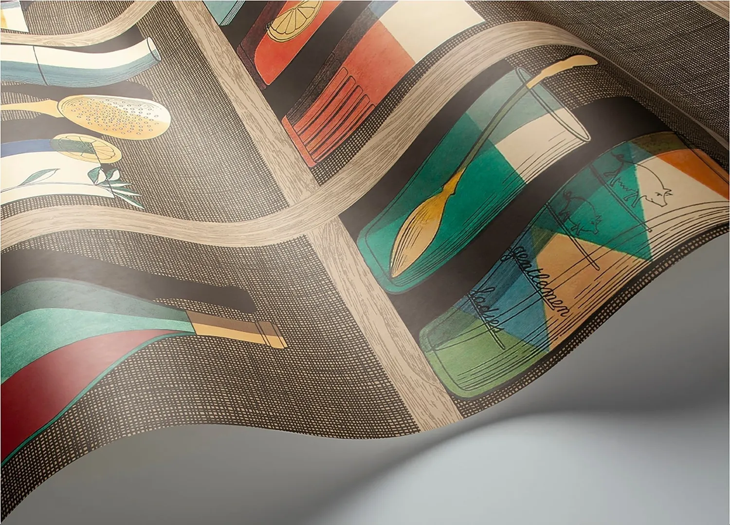 Cole & Son Cocktails Tapetenmuster Fornasetti