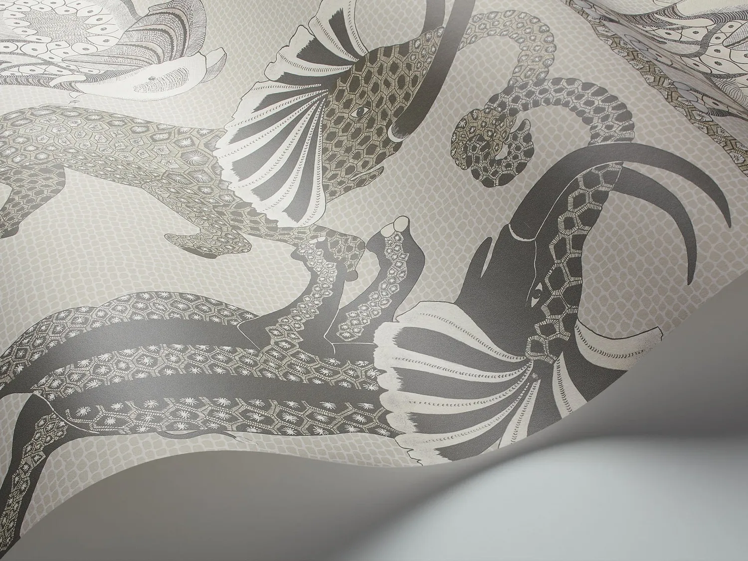 Cole&Son Safari Dance Tapete Elefantenmotiv
