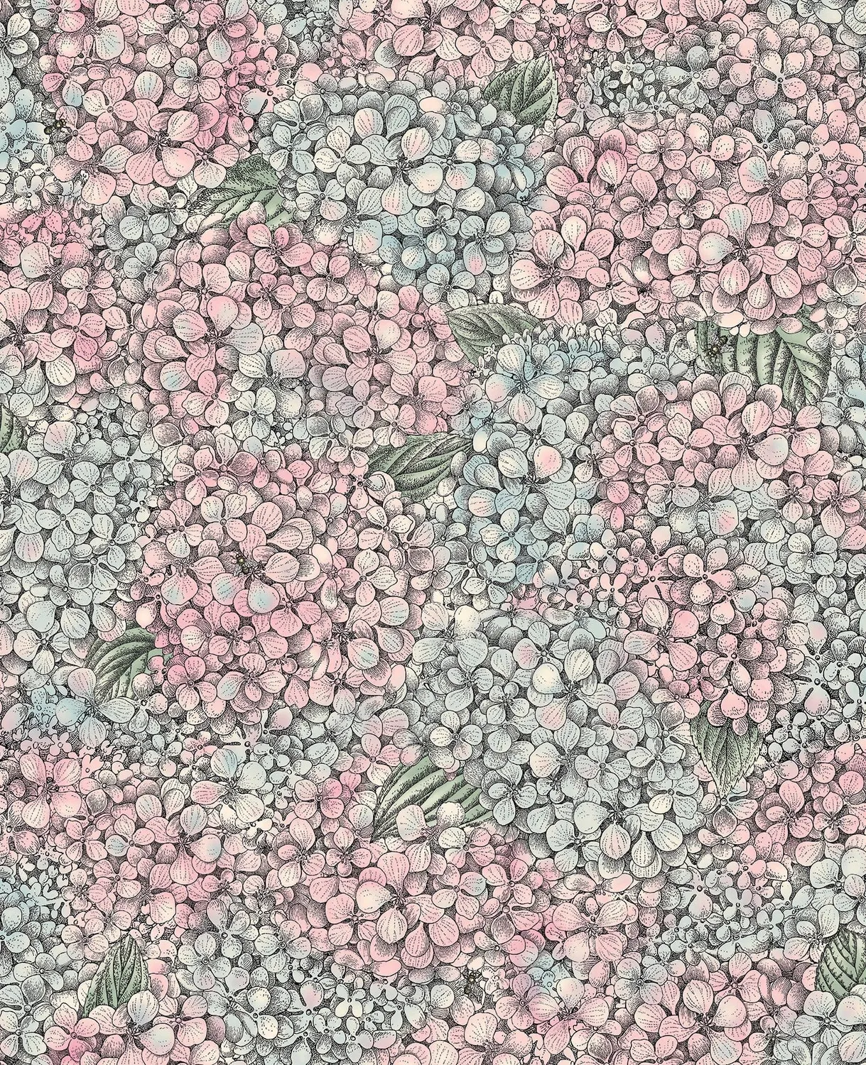 Cole&Son Ortensia Tapete Fornasetti Blütenbouquet