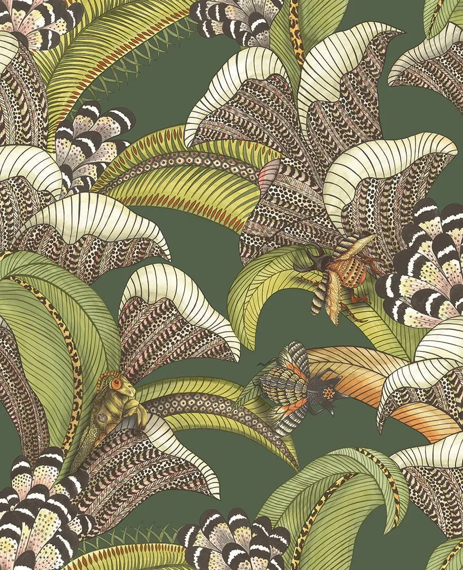 Cole&Son Hoopoe Leaves Tapete Vlies botanisch