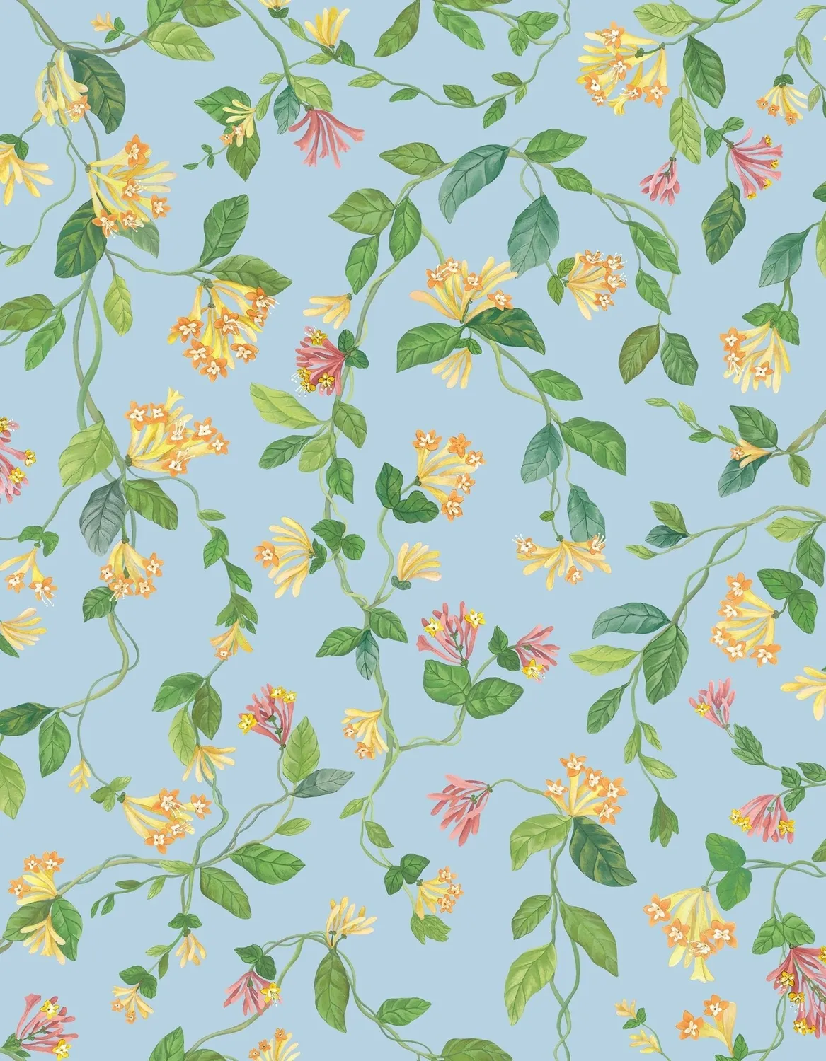 Cole & Son Flora Sample Tapetenmuster Ranke