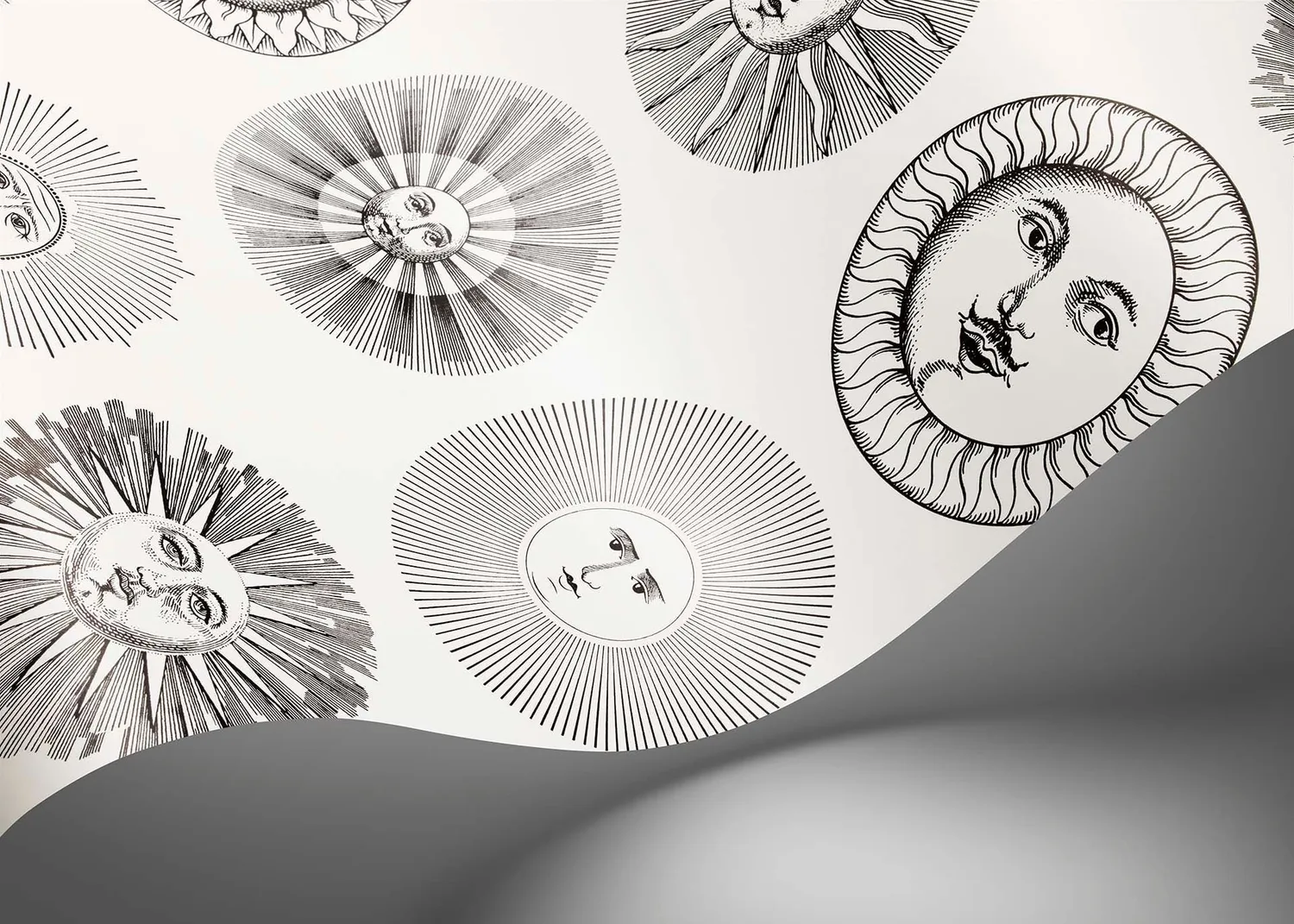 Cole & Son Senza Tempo II Soli Tapete Sonnenmuster