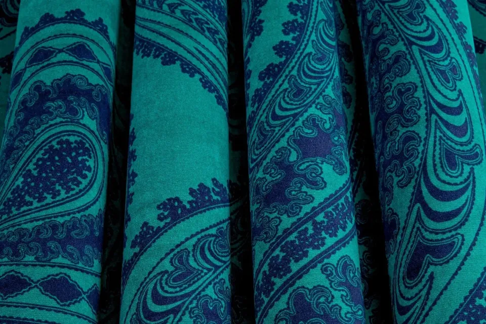 Cole&Son Rajapur Velvet Stoffmuster Paisley Samt