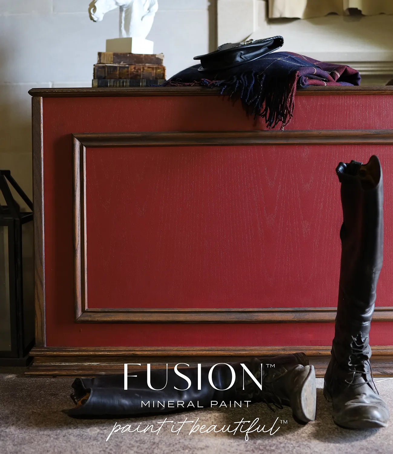 Fusion Mineral Paint Highlander Möbelfarbe Scharlachrot matt